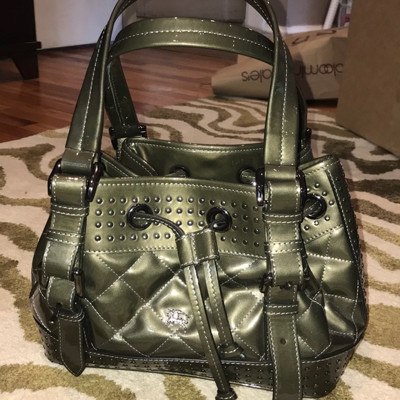 BURBERRY quilted bag with studs. AUTHENTIC - Picture 2 of 8